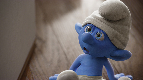Clumsy Smurf in Columbia Pictures' THE SMURFS.